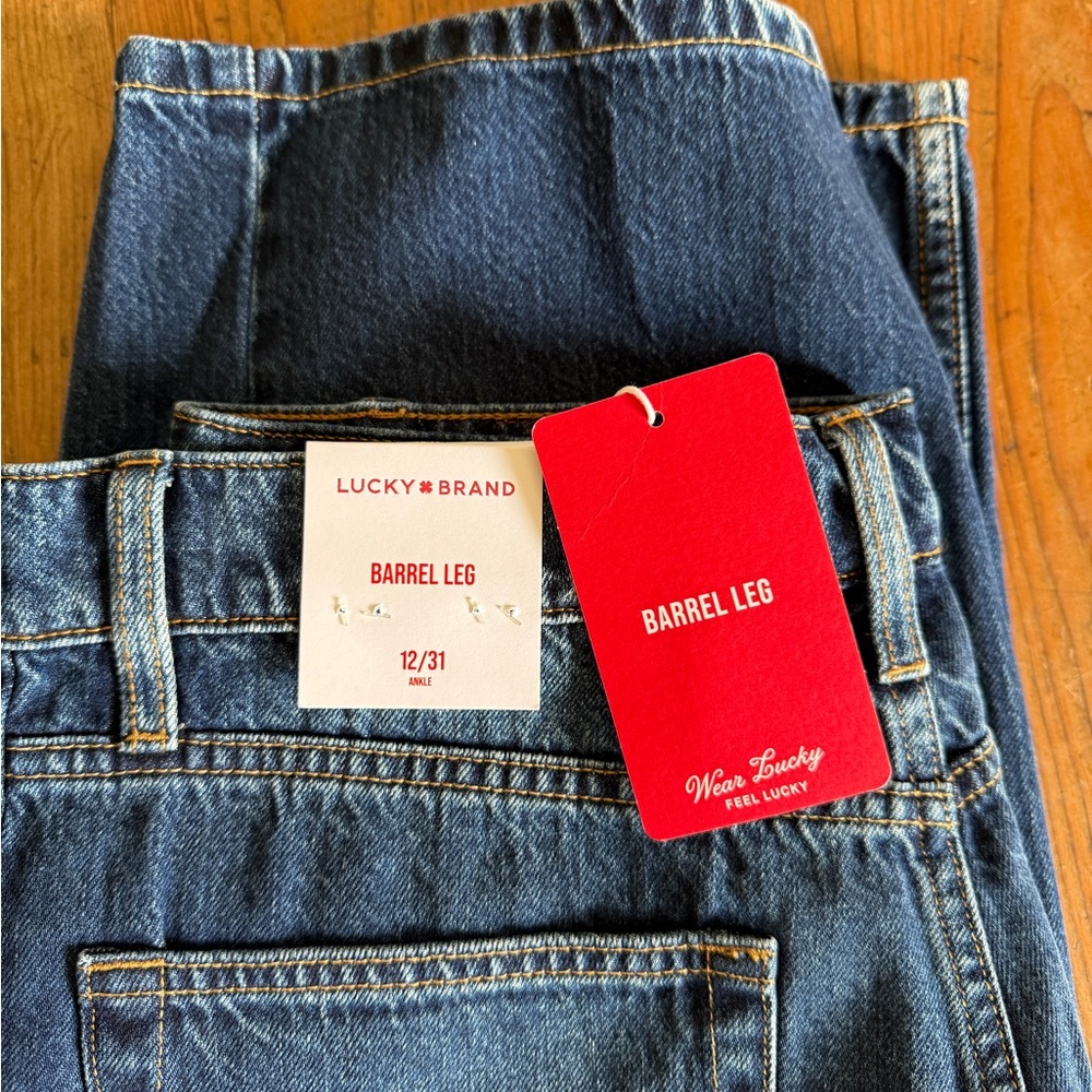 Lucky Brand Women's Denim Barrel Leg Jeans